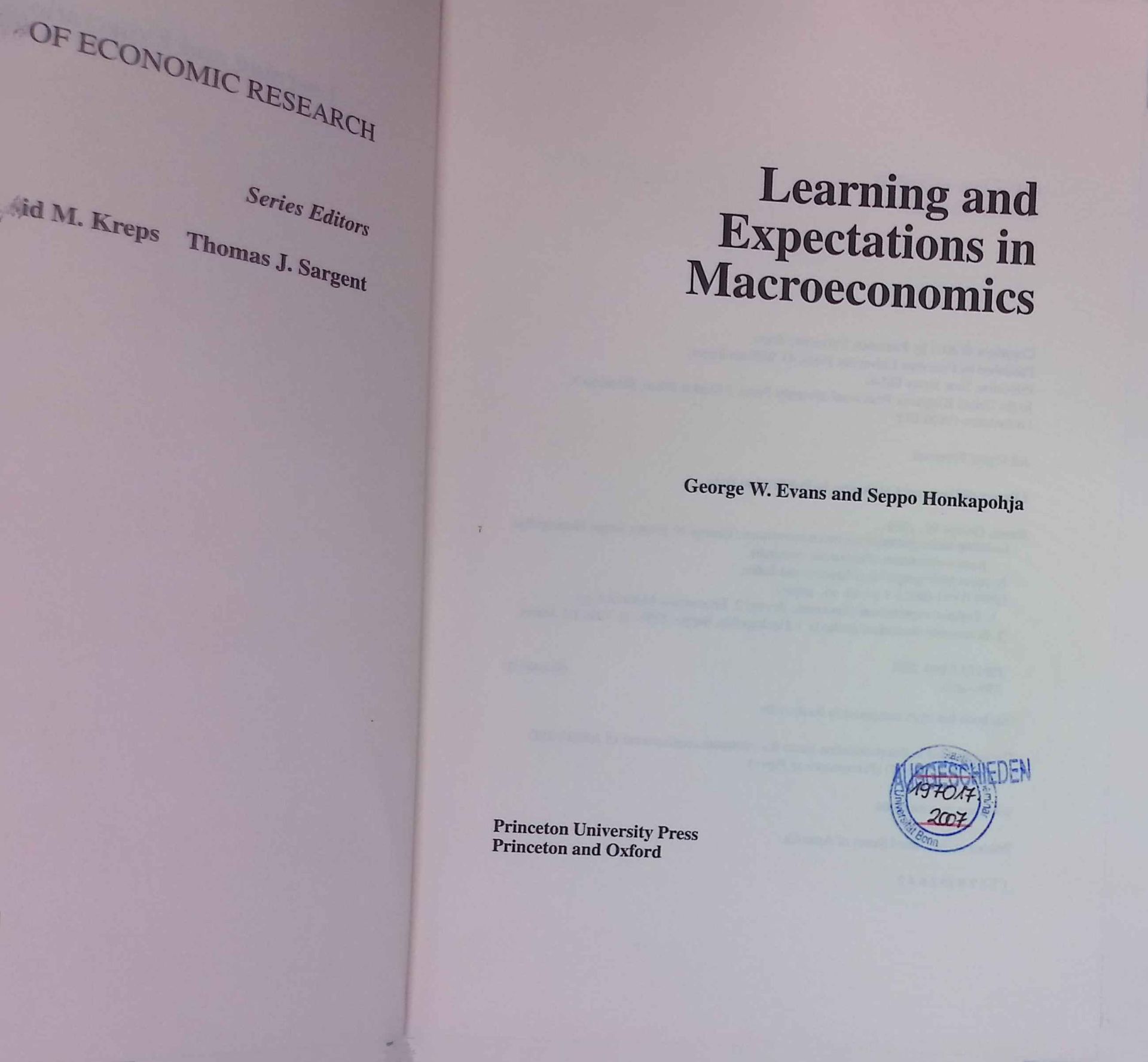 Learning and Expectations in Macroeconomics