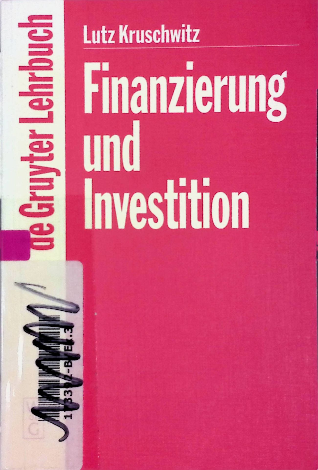 Finanzierung und Investition