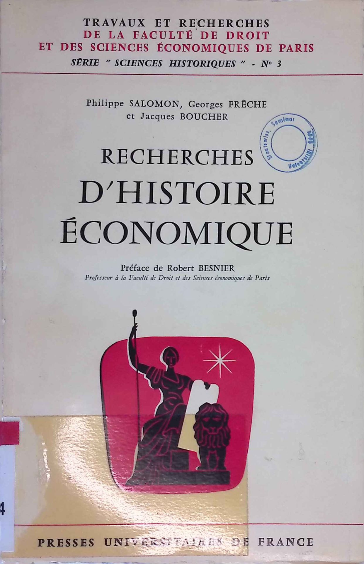 Recherches D'Histoire Economique