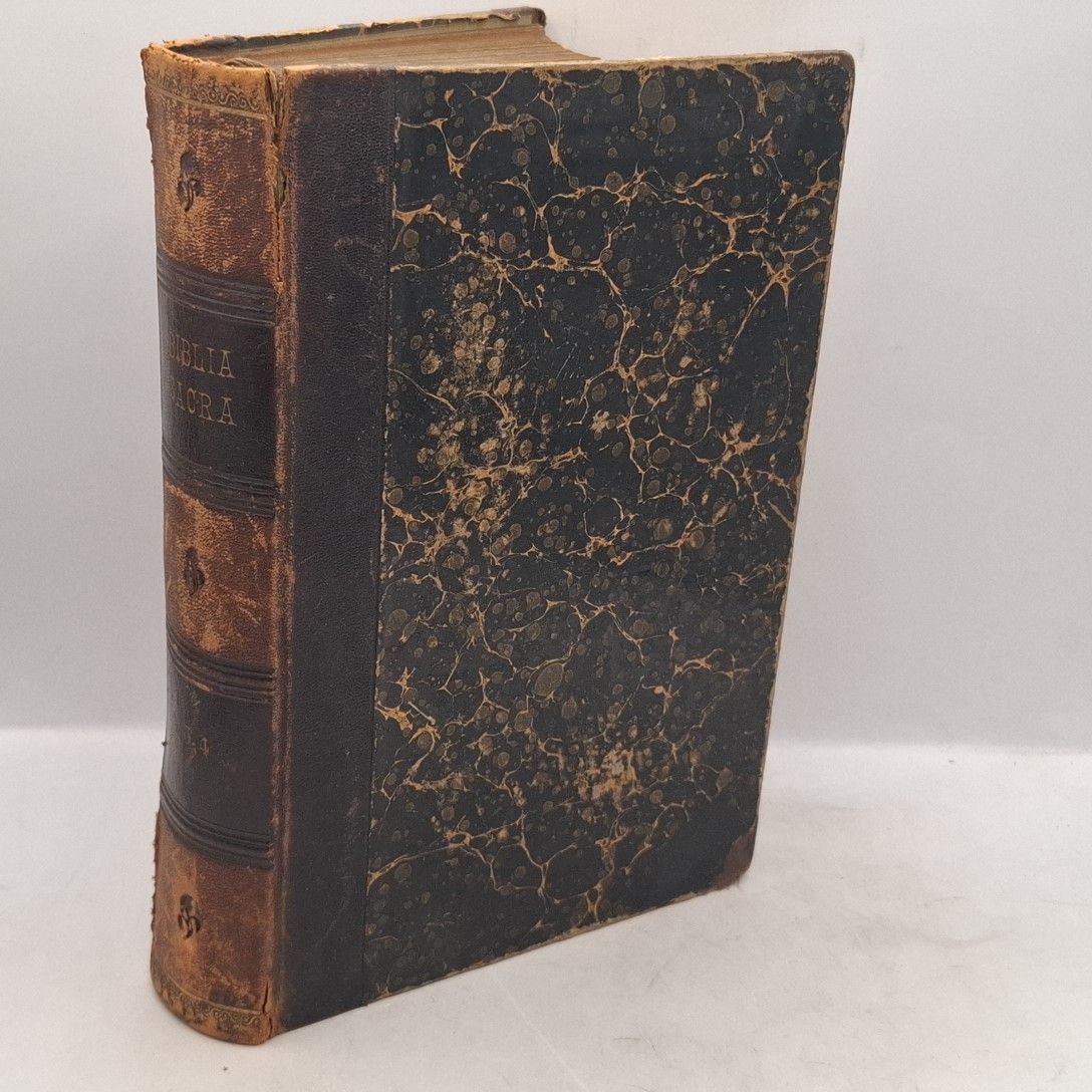 Biblia sacra vulgatae editionis juxta exemplaria ex typographia Apostolica Vaticana Romae 1592 & 1593 inter se collata et ad normam correctionum romanarum exacta auctoritate summi Pontificis PII IX. - TOMUS III und IV (KOMPLETT in einem Buch)