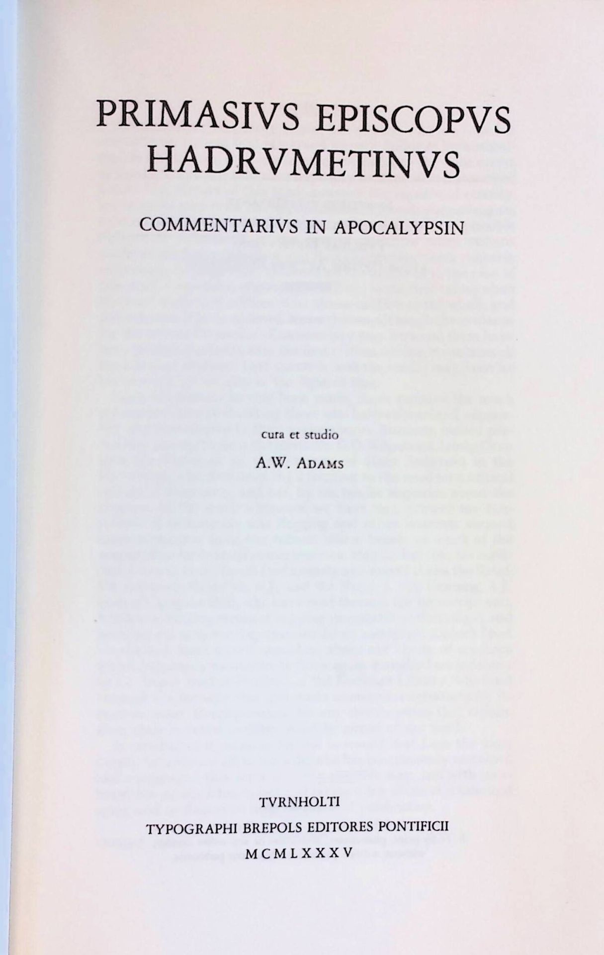 Commentarius in Apocalypsin