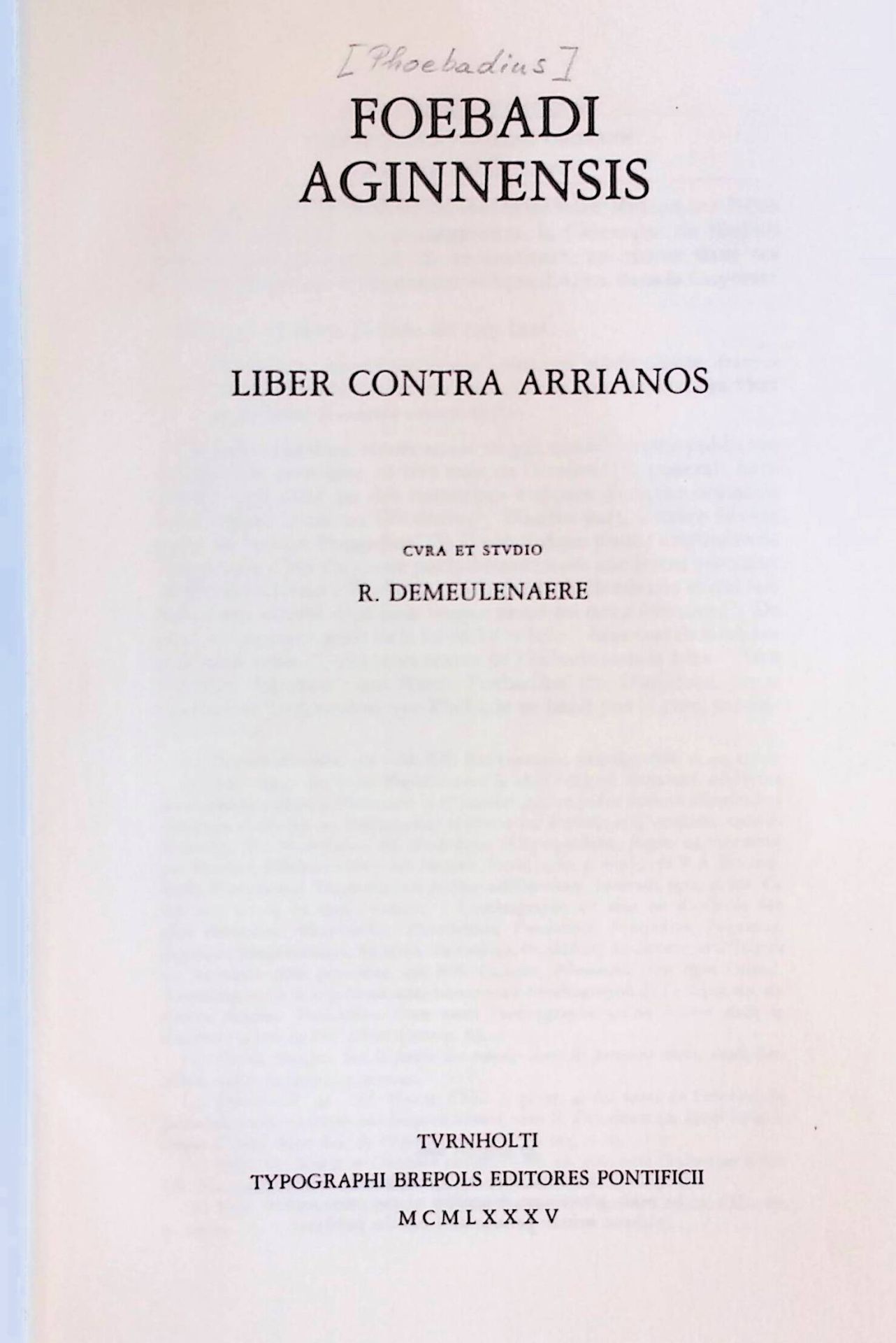 Liber contra Arrianos