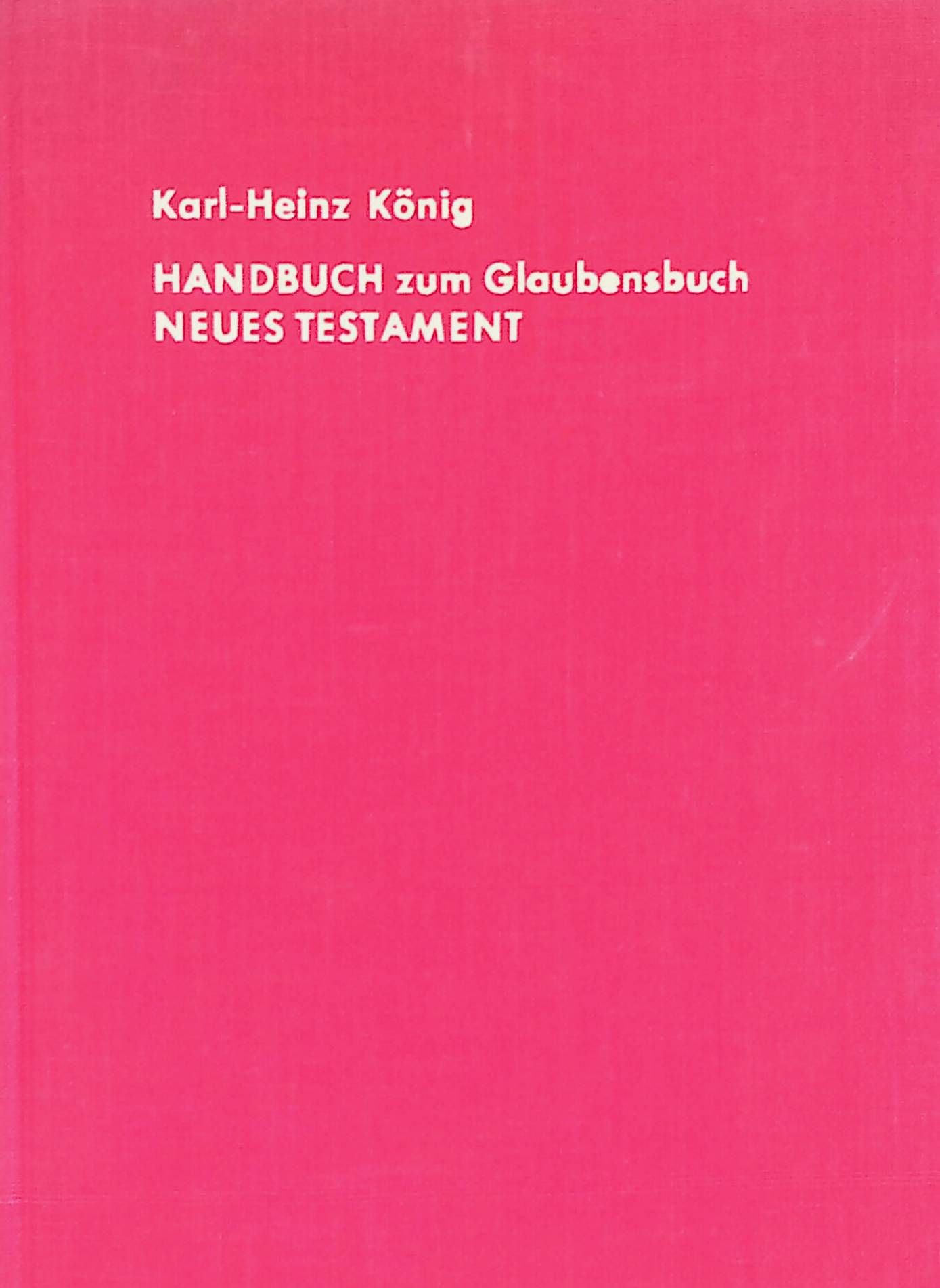 Handbuch zum Glaubensbuch für das 3. und 4. Schuljahr. Band 2: Neues Testament