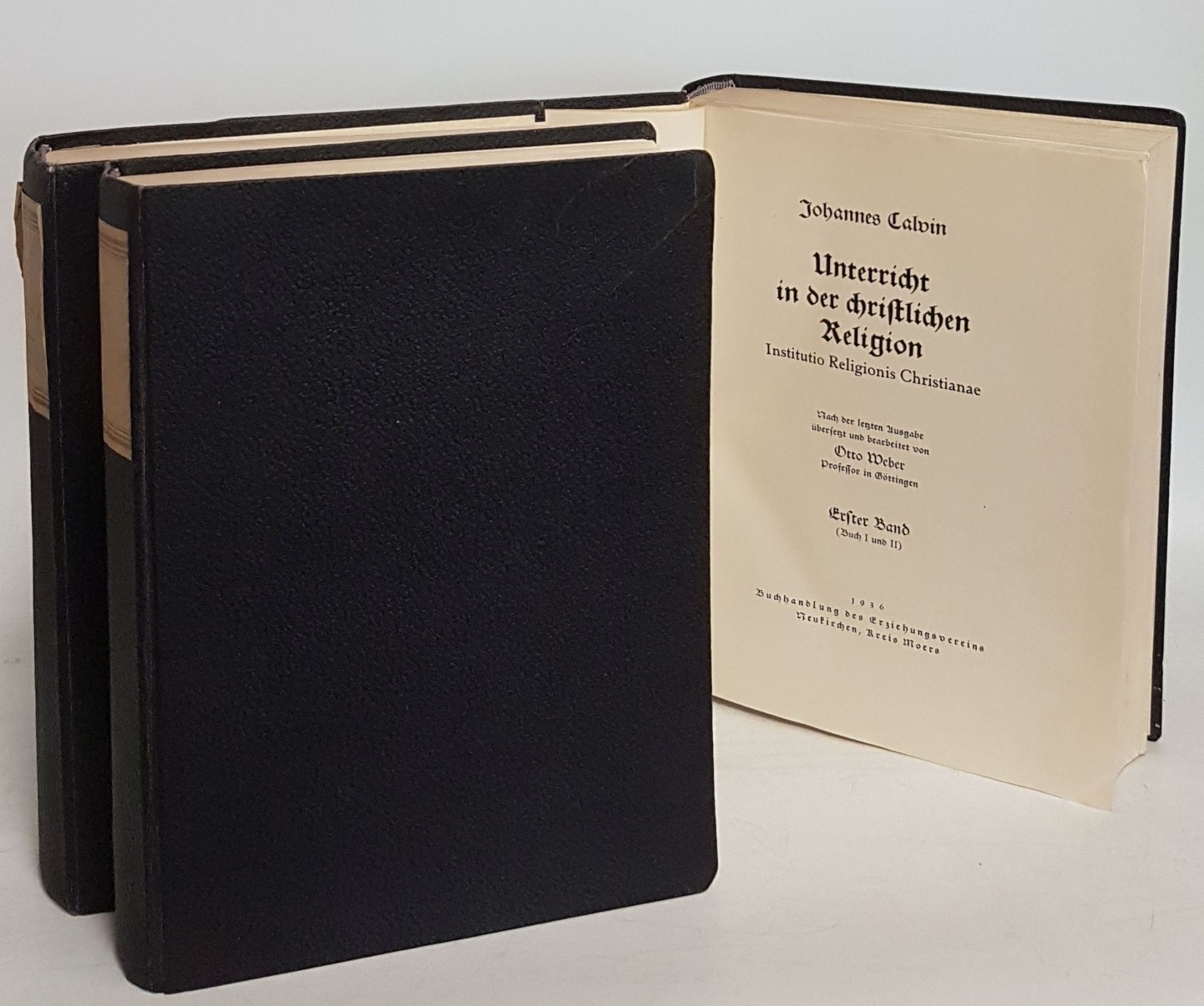 Unterricht in der christlichen Religion = Institutio religionis christianae (3 Bände KOMPLETT) - Buch I-IV