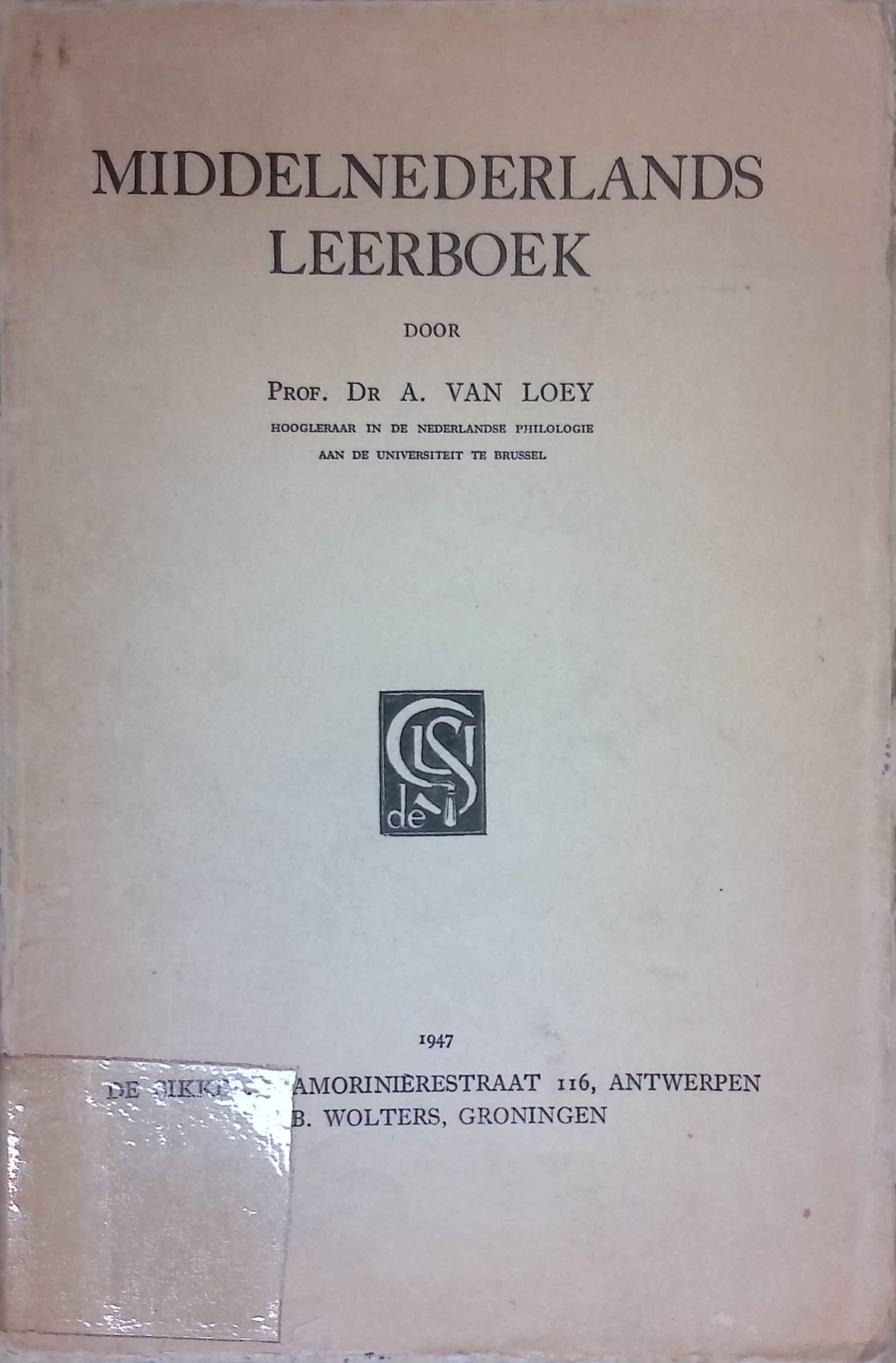 Middelnederlands Leerboek