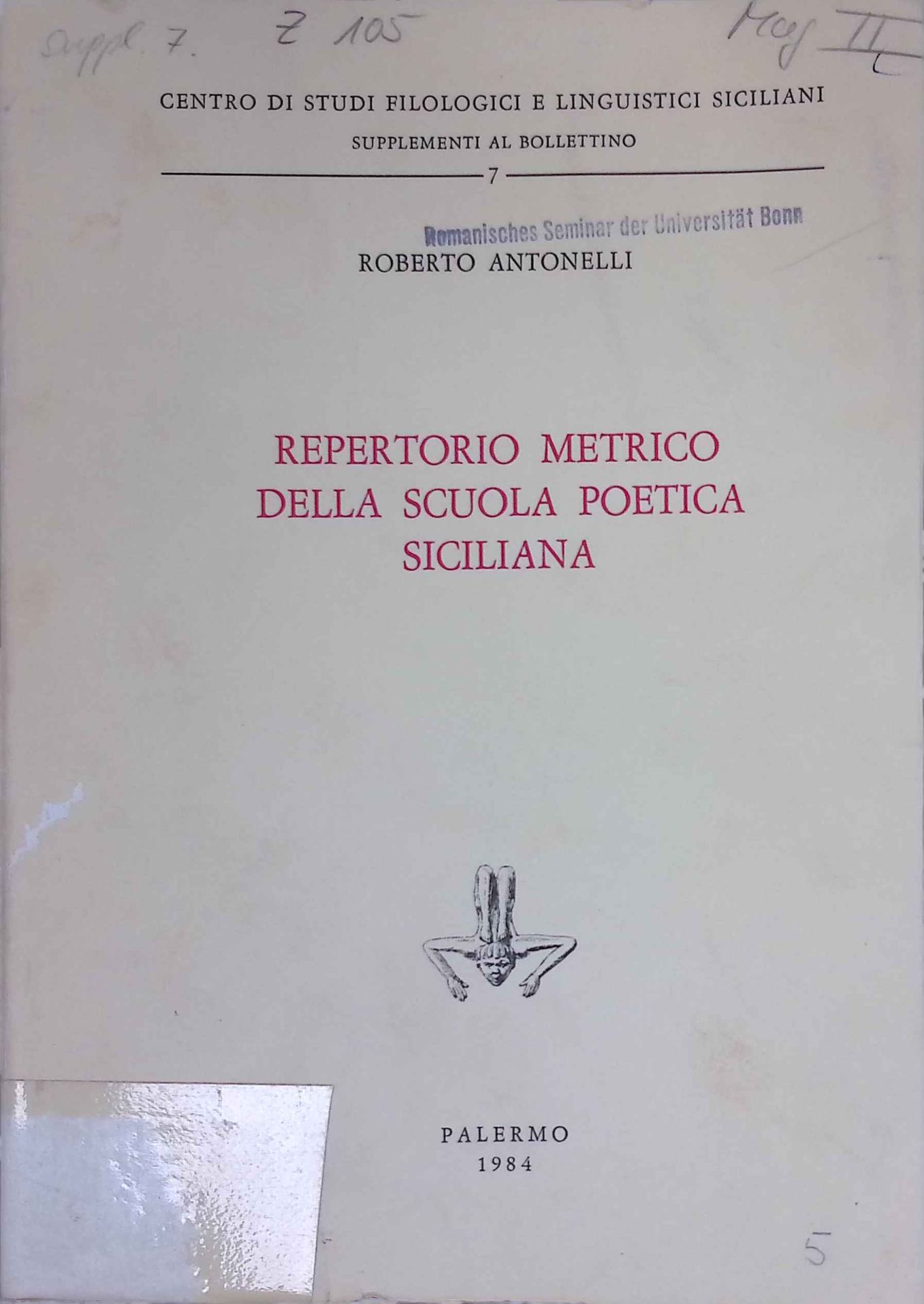 Repertorio Metrico della Scuola Poetica Siciliana