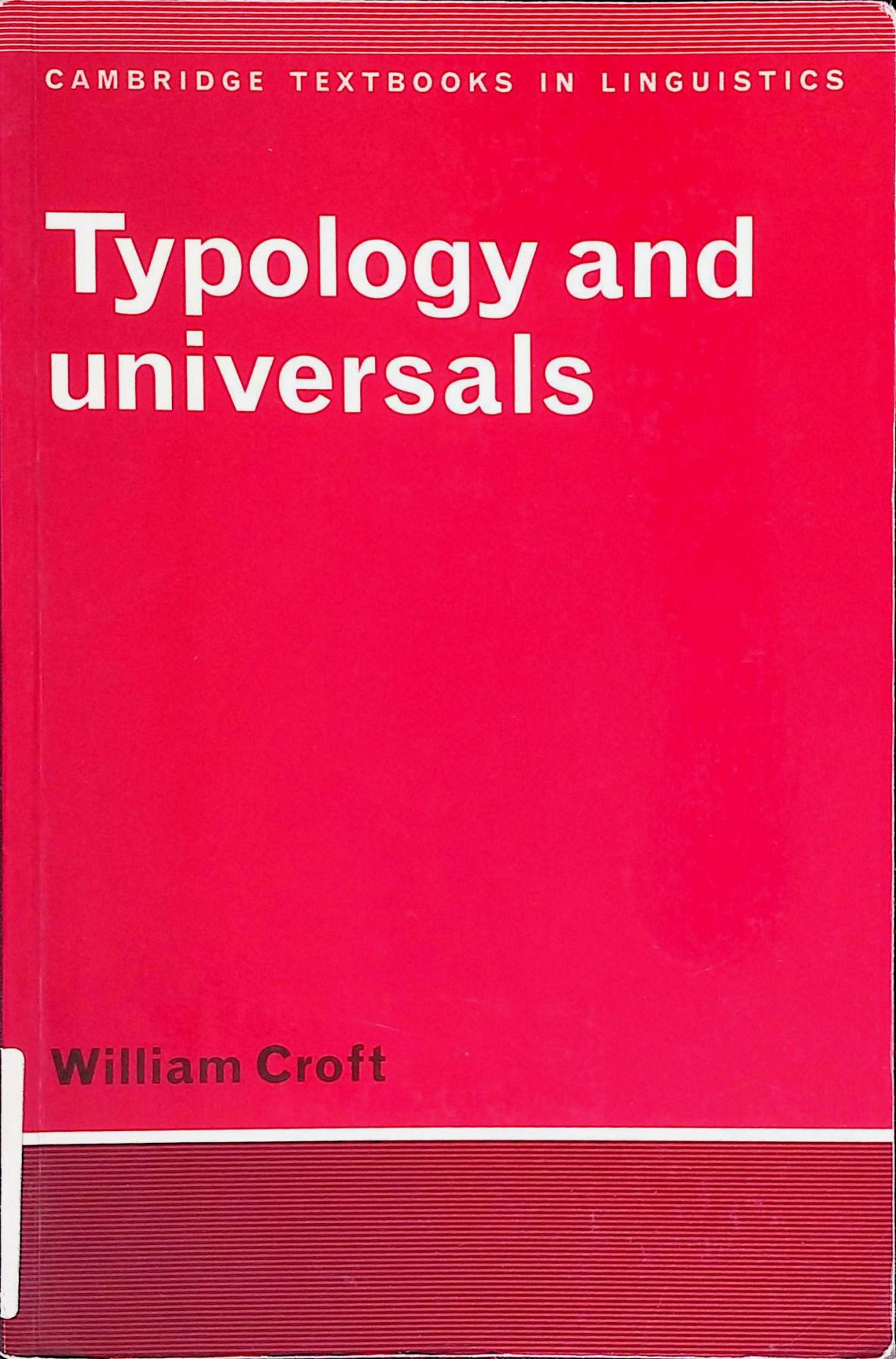 Typology and Universals