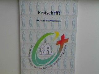 Chronik des Kreuzweges. - in : 50 Jahre Pfarrgemeinde St. Marien-Wallfahrtskirche - Festschrift