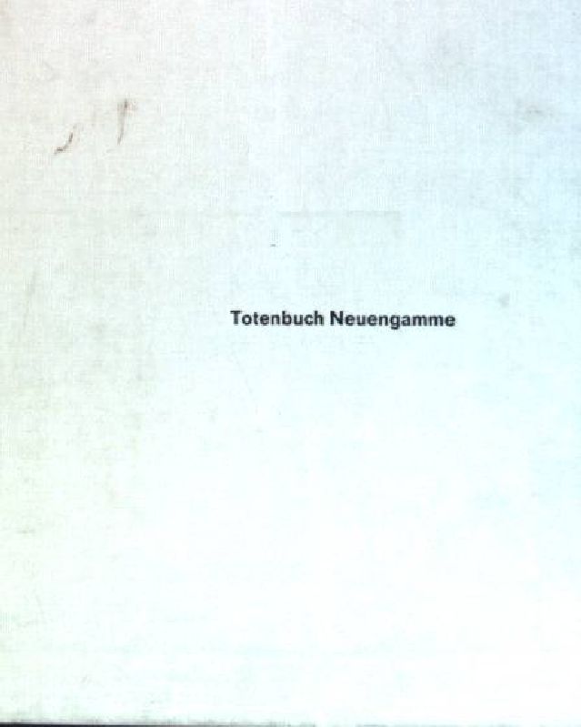 Totenbuch Neuengamme