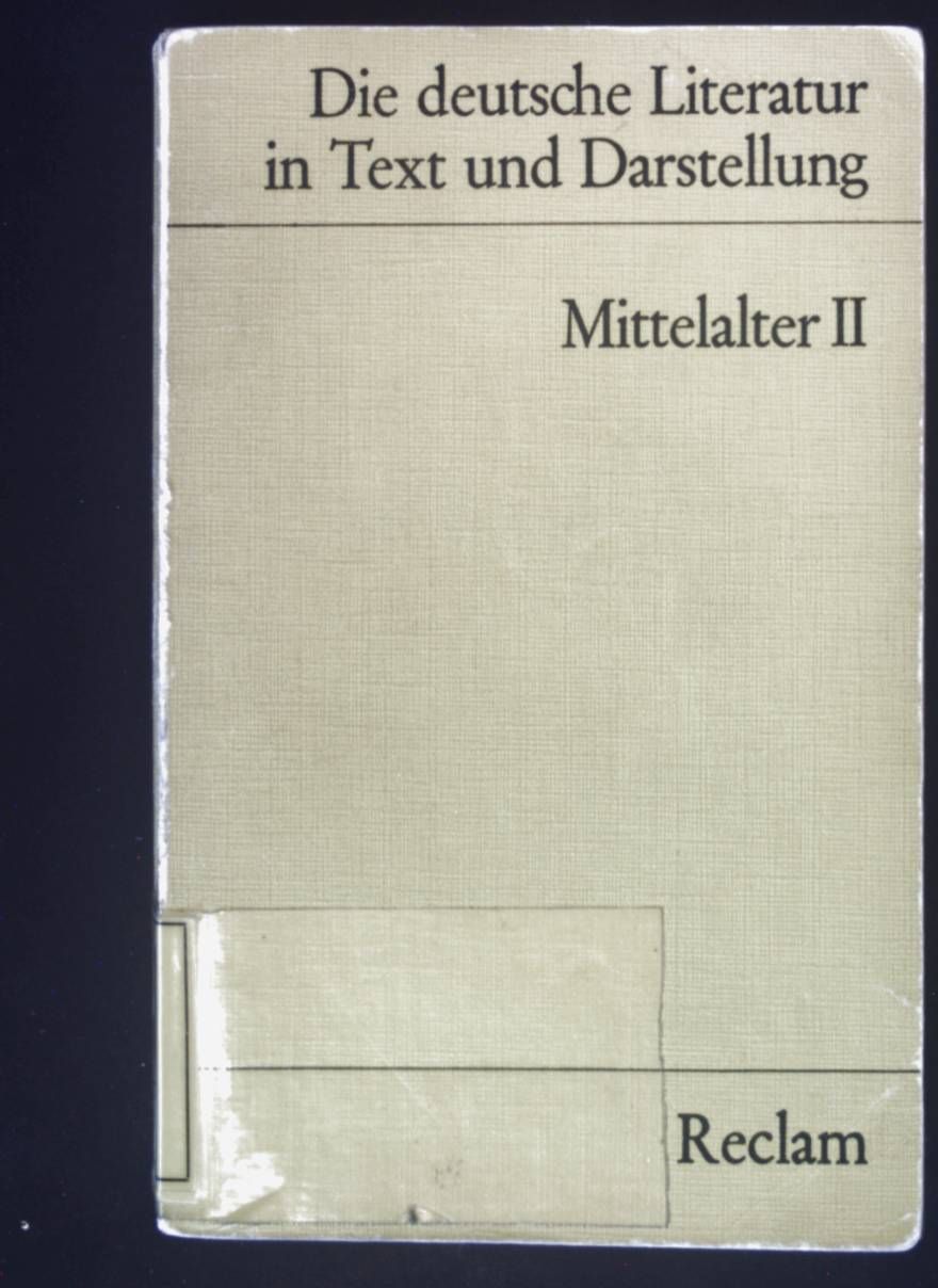 Die deutsche Literatur - Bd. 2., Mittelalter : 2
