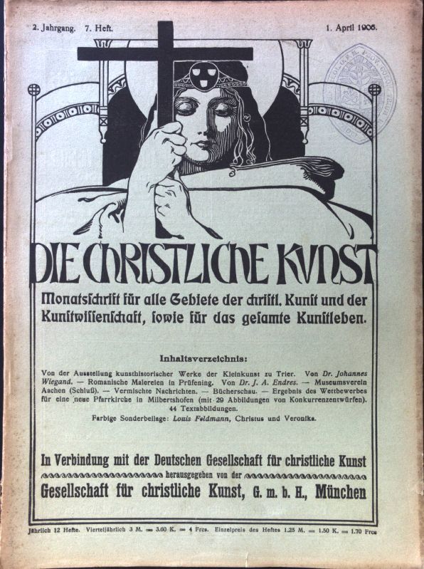 Von der Ausstellung kunsthistorischer Werke der Kleinkunst zu Trier. - in: Die christliche Kunst