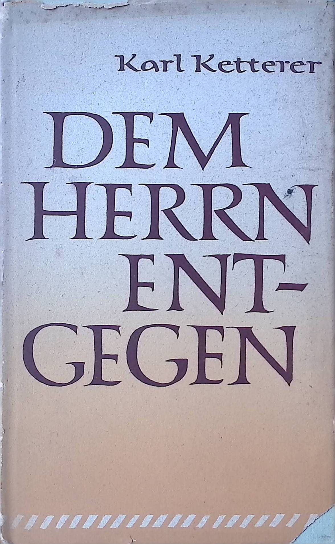 Dem Herrn entgegen. Betrachtungen zu d. Sonntagen d. Kirchenjahres