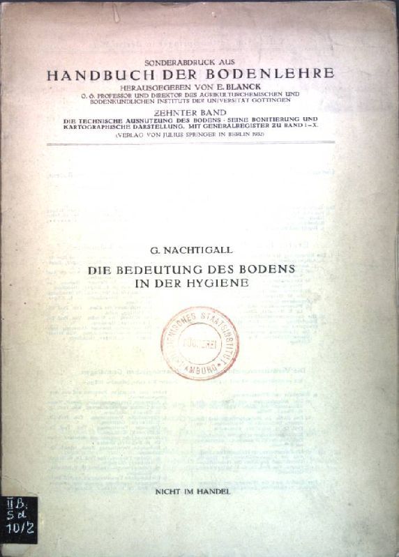Die Bedeutung des Bodens in der Hygiene