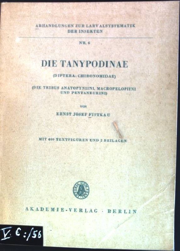 Die Tanypodinae (Diptera: Chironomidae) (Die Tribus Anatopyniini, Macropelopiini und Pentaneurini)