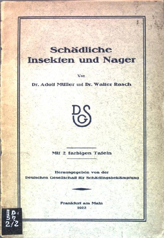 Schädliche Insekten und Nager;