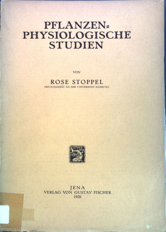 Pflanzen-physiologische Studien-