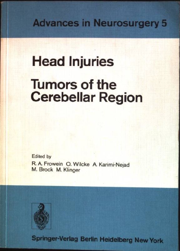 Head injuries: tumors of the cerebellar region