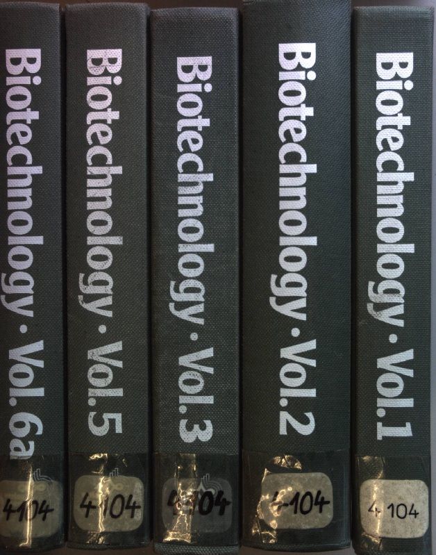 Biotechnology. A Comprehensive Treatise in 8 Volumes (CONVOLUTE of 5 vols./ KONVOLUT aus 5 Bänden) - Vol. 1: Microbial Fundamentals/ Vol. 2: Fundamentals of Biochemical Engineering/ Vol. 3: Biomass, Microorganisms for Special Applications, Microbial Products I, Energy from Renewable Resources/ Vol. 5: Food and Feed Production with Microorganisms/ Vol. 6a: Microbial Transformations