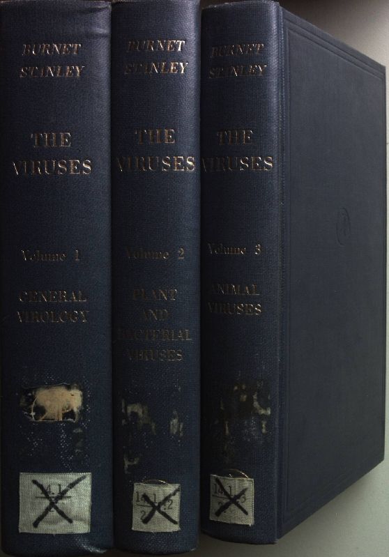 The Viruses: Biochemical, Biological, and Biophysical Properties (3 vols.cpl./ 3 Bände KOMPLETT) - Vol. 1: General Virology/ Vol. 2: Plant And Bacterial Viruses/ Vol. 3: Animal Viruses