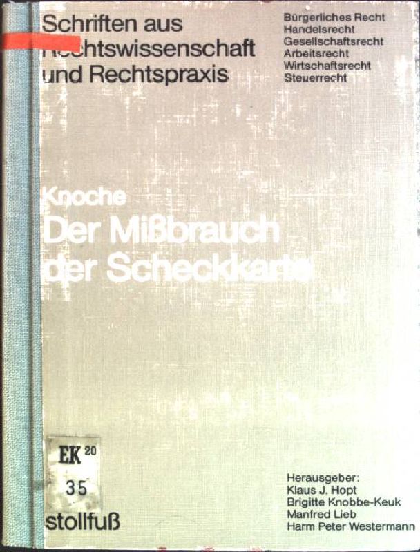 Der Missbrauch der Scheckkarte
