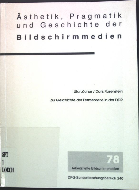 Zur Geschichte der Fernsehserie in der DDR-