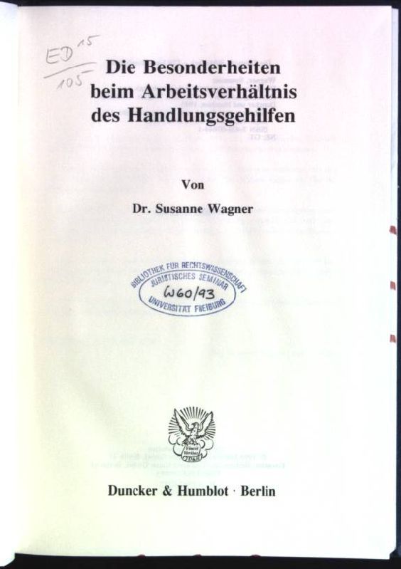 Die Besonderheiten beim Arbeitsverhältnis des Handlungsgehilfen