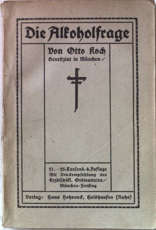 Die Alkoholfrage