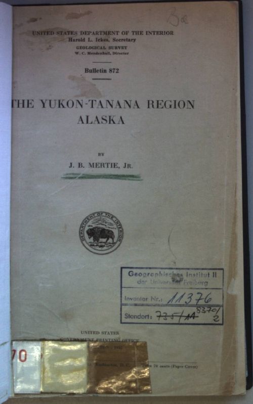 The Yukon-Tanana Region Alaska