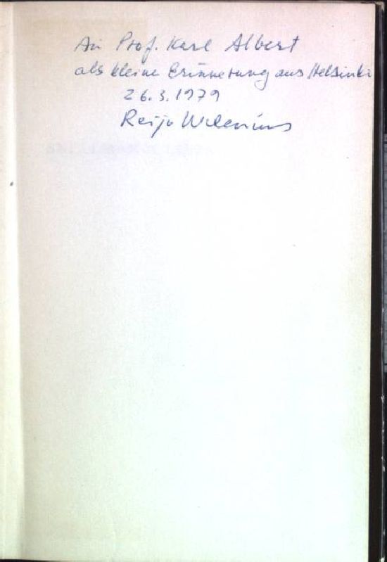 Snellmanin Linja - henkisen kasvun filosofia (SIGNIERTES EXEMPLAR)