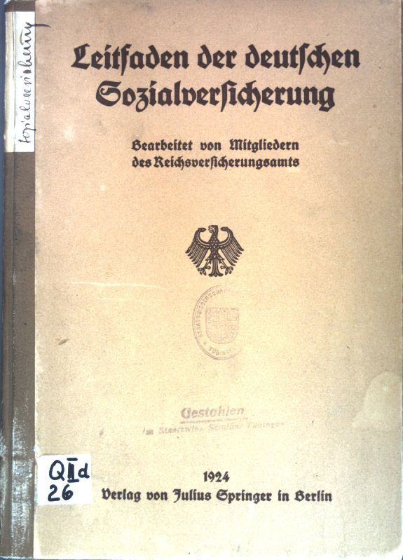 Leitfaden der deutschen Sozialversicherung