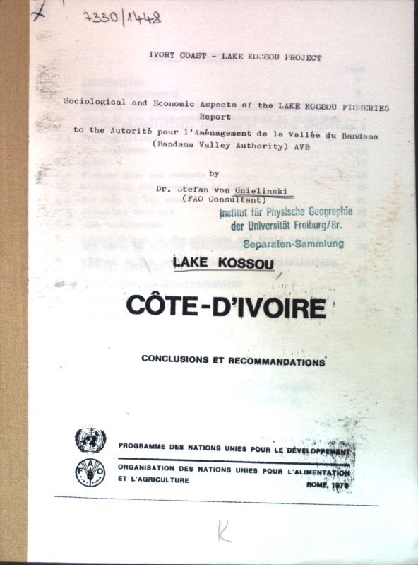 Ivory Coast - Lake Kossou Project: Cote-d'Ivoire