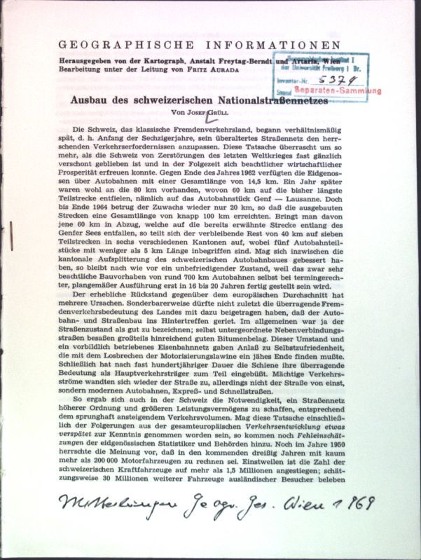 Ausbau des schweizerischen Natioalstraßennetzes
