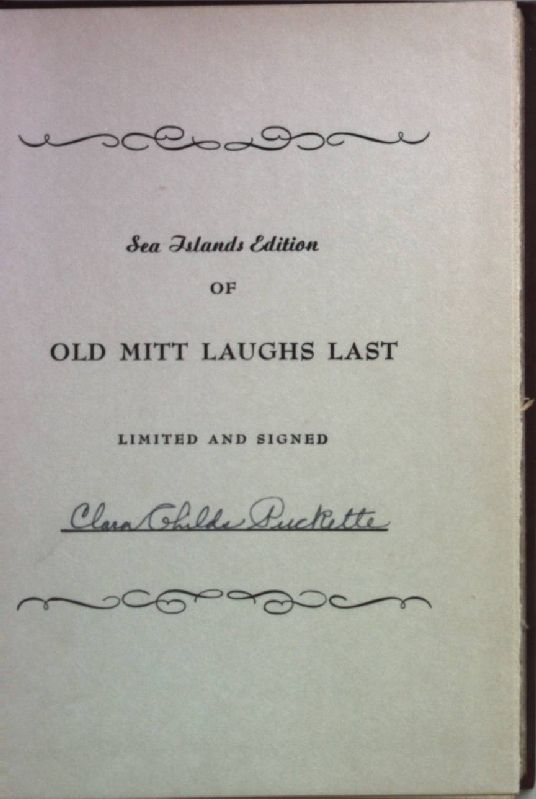 Old mitt laughs last (SIGNIERTES EXEMPLAR)