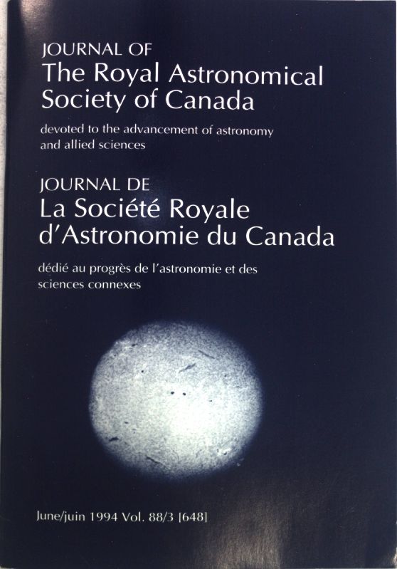 Astronomy in the Third World - in: Vol. 88/3 Journal of The Royal Astronomical Society of Canada / Journal de La Société Royale d'Astronomie du Canada