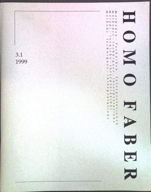 Archéologie des espaces autres - un essai d'hétérotopologie nabatéenne - in: Heft 3.1-1999 Homo Faber - Methoden, Techniken, Interpetationen