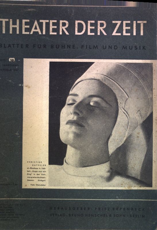 Dimitri Schostakowitschs musikalischer Stil - in: Heft 10 Theater der Zeit - Blätter für Bühne, Film und Musik