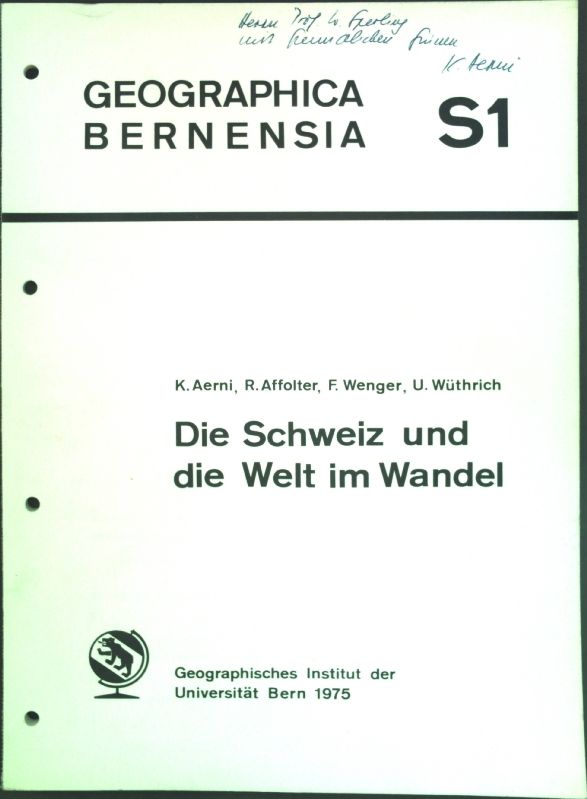 Die Schweiz und die Welt im Wandel