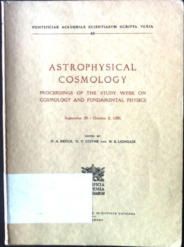 Astrophysical Cosmology - Proceedings of the Study week on Cosmology and Fundamental Physics