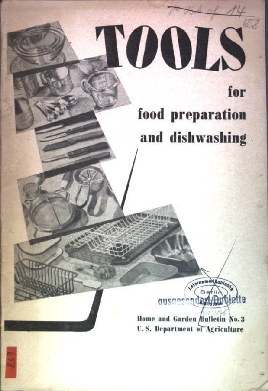 Tools for food preparation and dishwashing