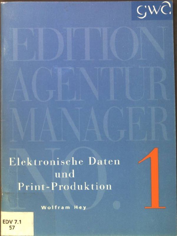 Elektronische Daten und Print-Produktion