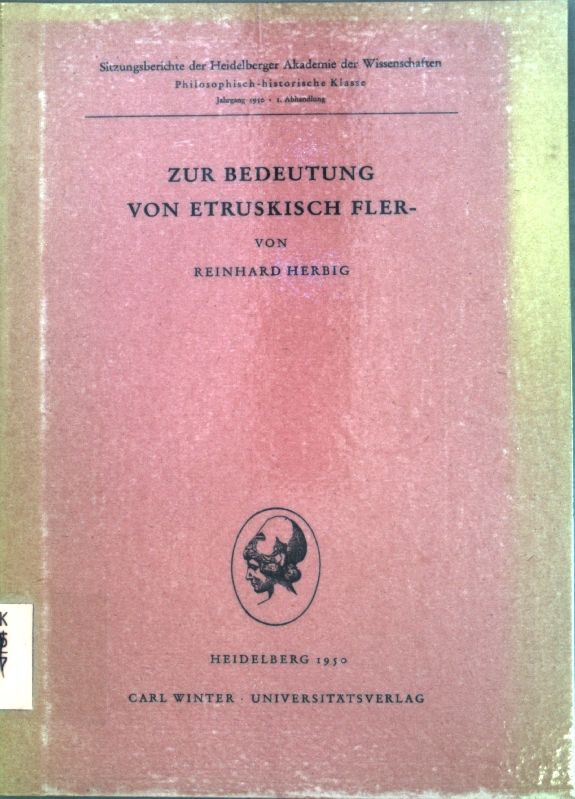 Zur Bedeutung von etruskisch fler-