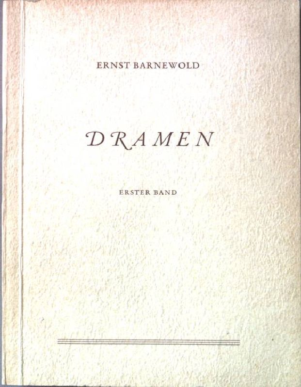 Dramen. Band 1. u.a. Dr.Kundt. uw
