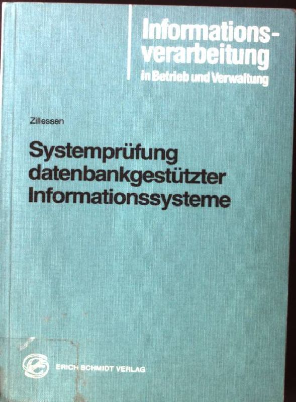 Systemprüfung datenbankgestützter Informationssysteme : Grundlagen für Systemdokumentation, internes Kontrollsystem u. computergestützte Prüfungstechniken aus d. Sicht d. aktienrechtl. Jahresabschlussprüfung