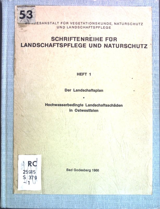 Der Landschaftsplan / Hochwasserbedingte Landschaftsschäden in Ostwestfalen