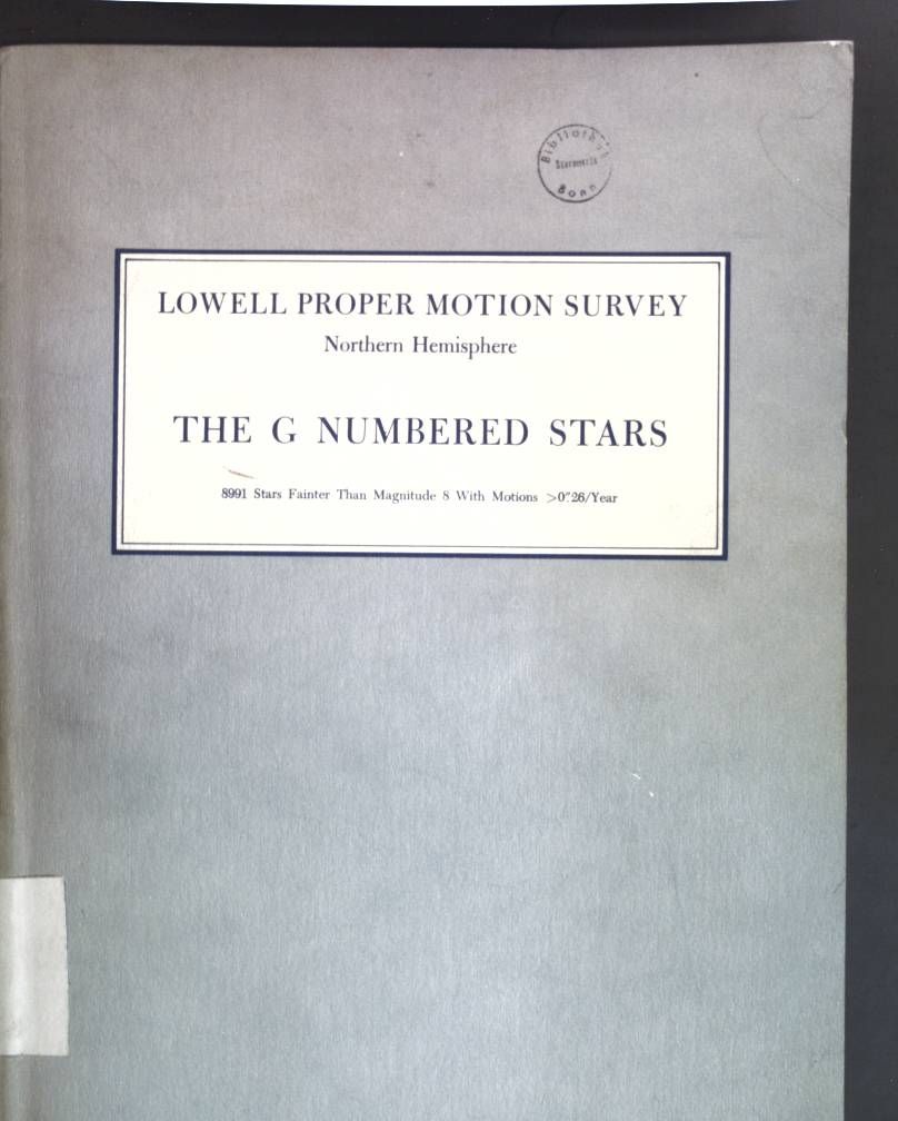 The G Numbered Stars