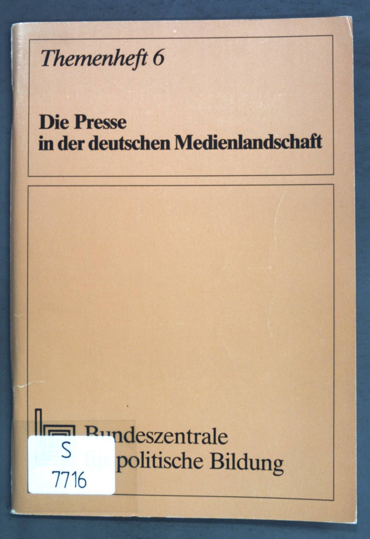 Die Presse in der deutschen Medienlandschaft