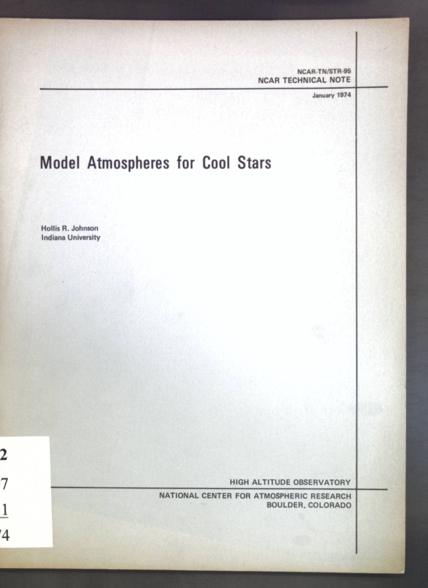 Model Atmospheres for Cool Stars