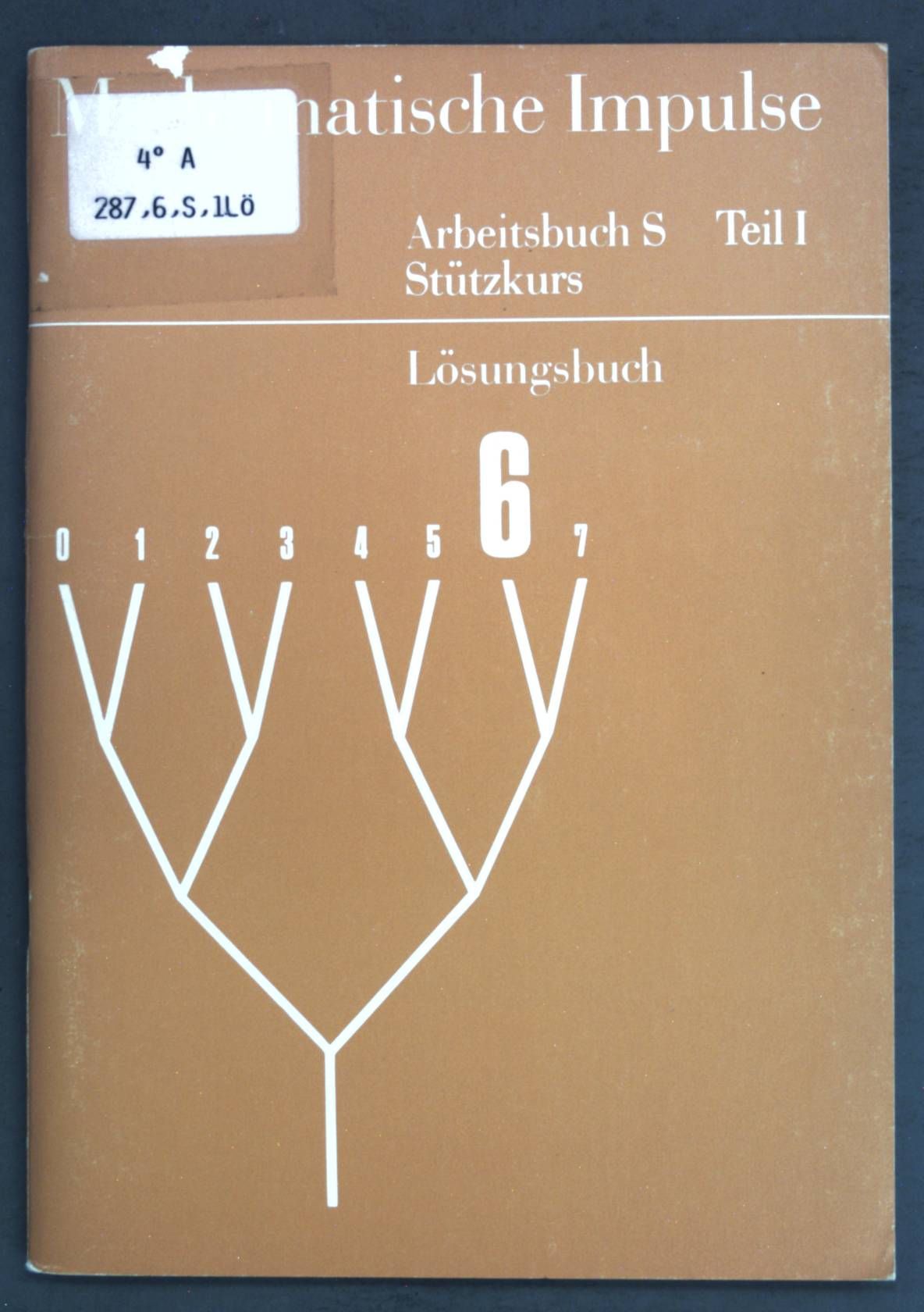 Mathematische Impulse, Heft 6: Arbeitsbuch S, Teil 1 - Stützkurs. Lösungsbuch