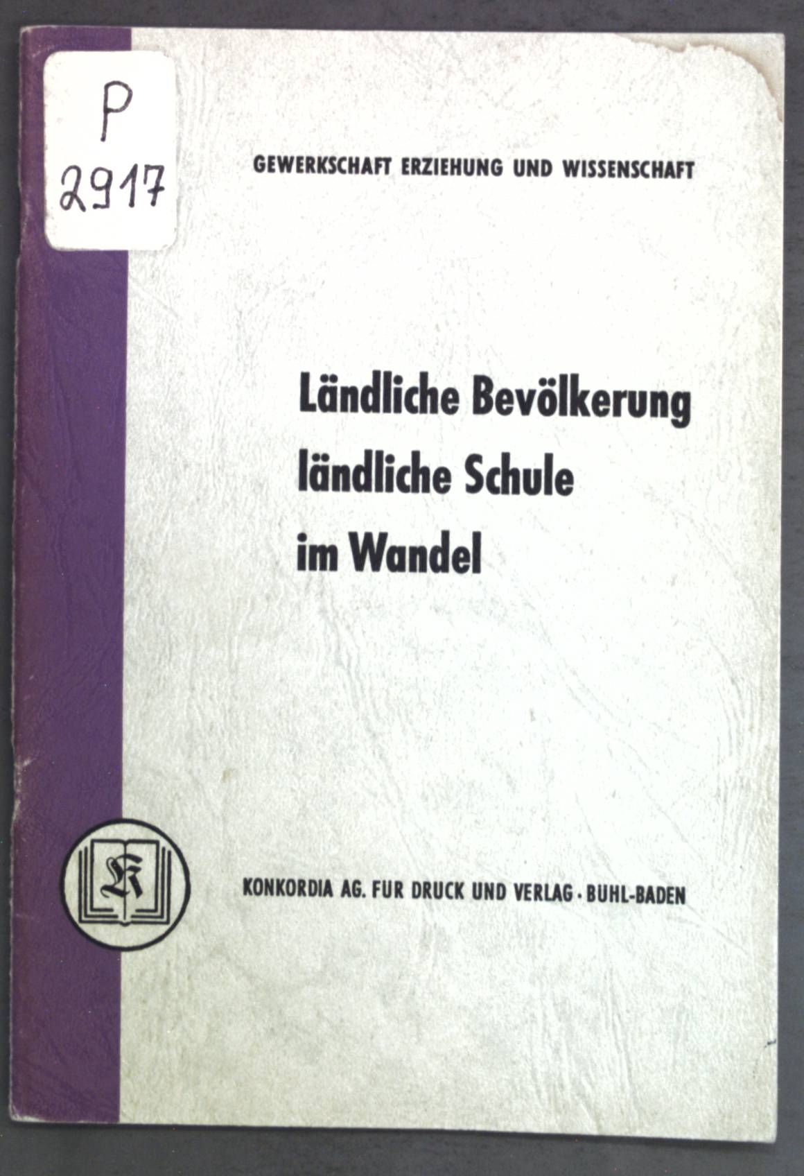 Ländliche Bevölkerung ländliche Schule im Wandel