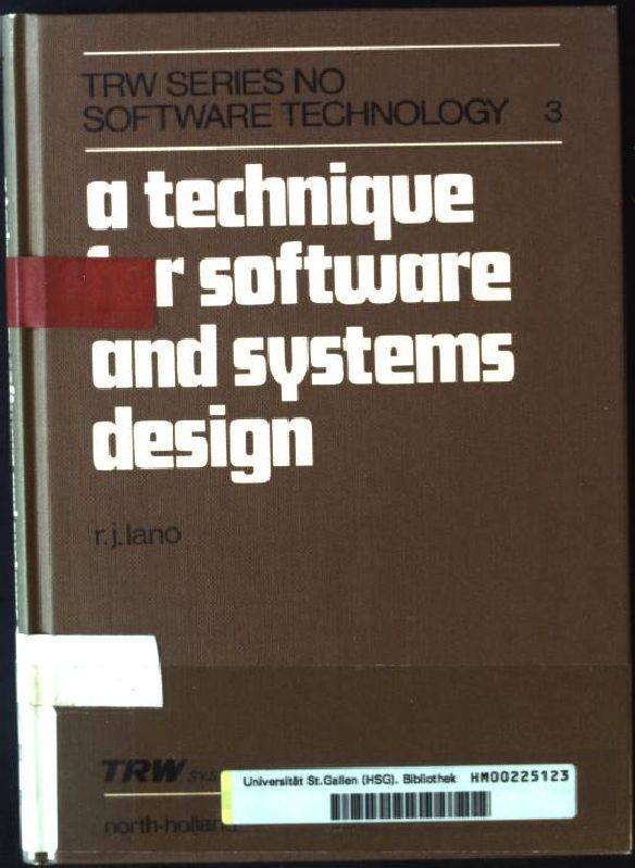 A Technique for Software and Systems Design
